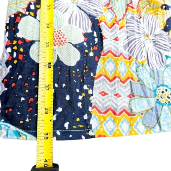 ORIENTIQUE Naturally Australian  Organic Cotton Colorful Crinkle Dress Pockets - Picture 3 of 9